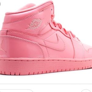 Patent leather Nike air Jordans